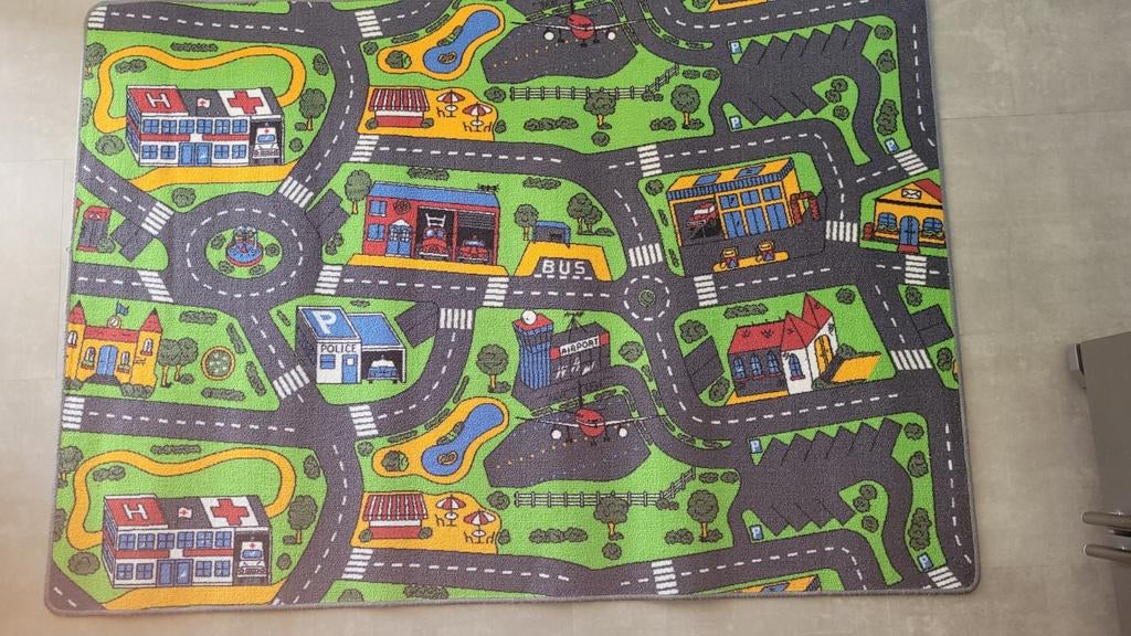 Speelkleed autobaan - Zo goed als nieuw, Kinderen en Baby's, Speelgoed | Speelkleden, Ophalen, Zo goed als nieuw