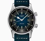 Longines Legend Diver, Leer, Staal, Polshorloge, Zo goed als nieuw