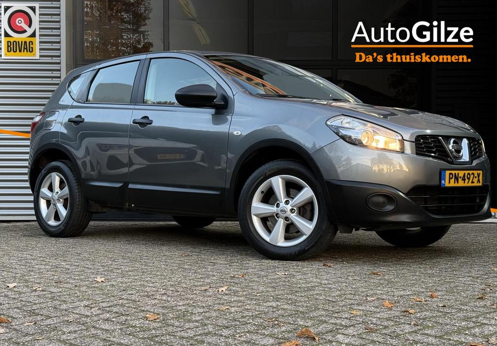 Nissan Qashqai 1.6 Visia l Airco l Cruise l Trekhaak l, Voorwielaandrijving, Euro 5, Stof, Gebruikt