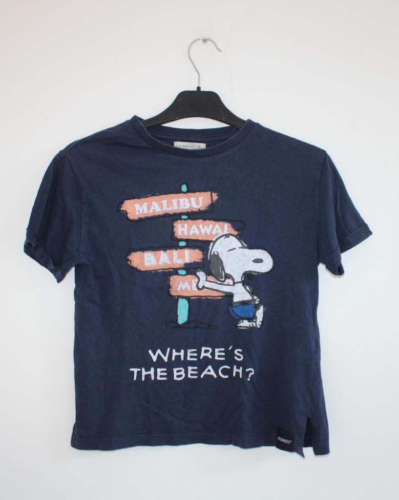 Snoopy T-shirt van Zara 128, Gebruikt, Ophalen of Verzenden, Zara, Shirt of Longsleeve