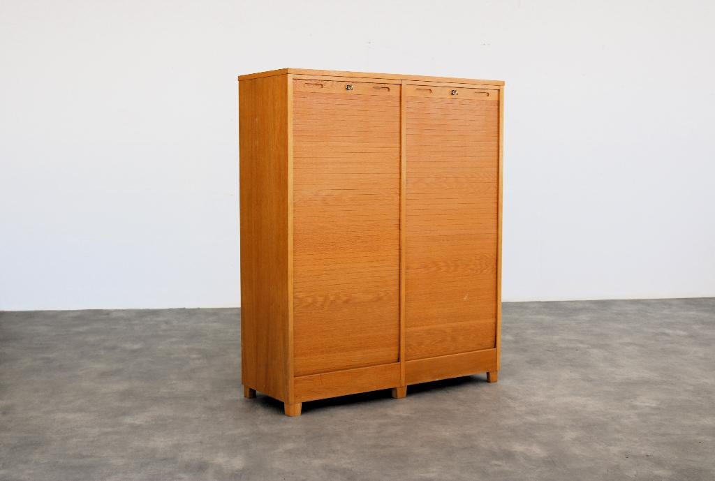 vintage archiefkast | kast | jaren 60 | Zweeds, Gebruikt, ., Eikenhout, .