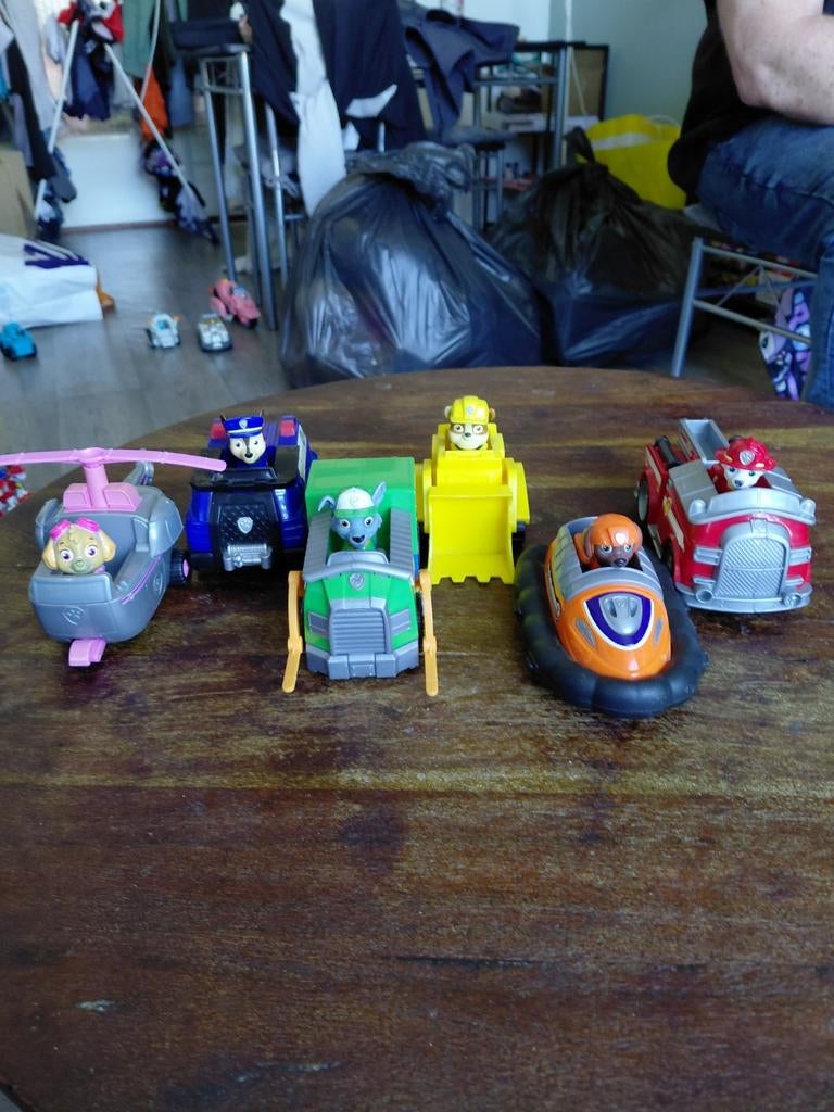 Paw Patrol voertuigen set - 6 stuks, Ophalen of Verzenden, Zo goed als nieuw, Jongen of Meisje