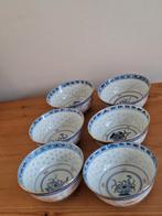 Rijstkommen chinees 6x, Ophalen of Verzenden