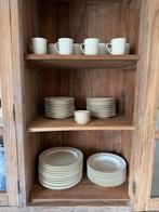 Compleet Queens Garden servies - Wit, Ribbelpatroon, Ophalen, Zo goed als nieuw, Wedgwood, Porselein