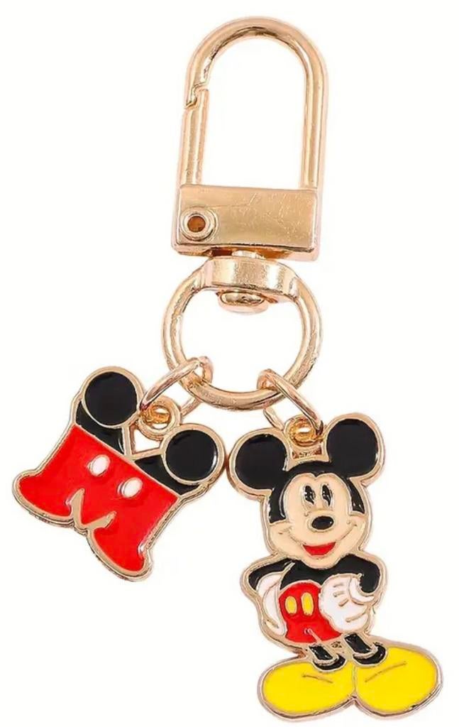 Oorbellen/ sleutelhangers micky en minnie mouse, Ophalen of Verzenden, Zo goed als nieuw, Overige materialen