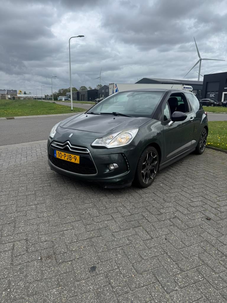 Citroën DS3 Sport 1.6 THP 2011 Grijs Clima LEZEN, Auto's, 15 km/l, 49 €/maand, Origineel Nederlands, Bedrijf