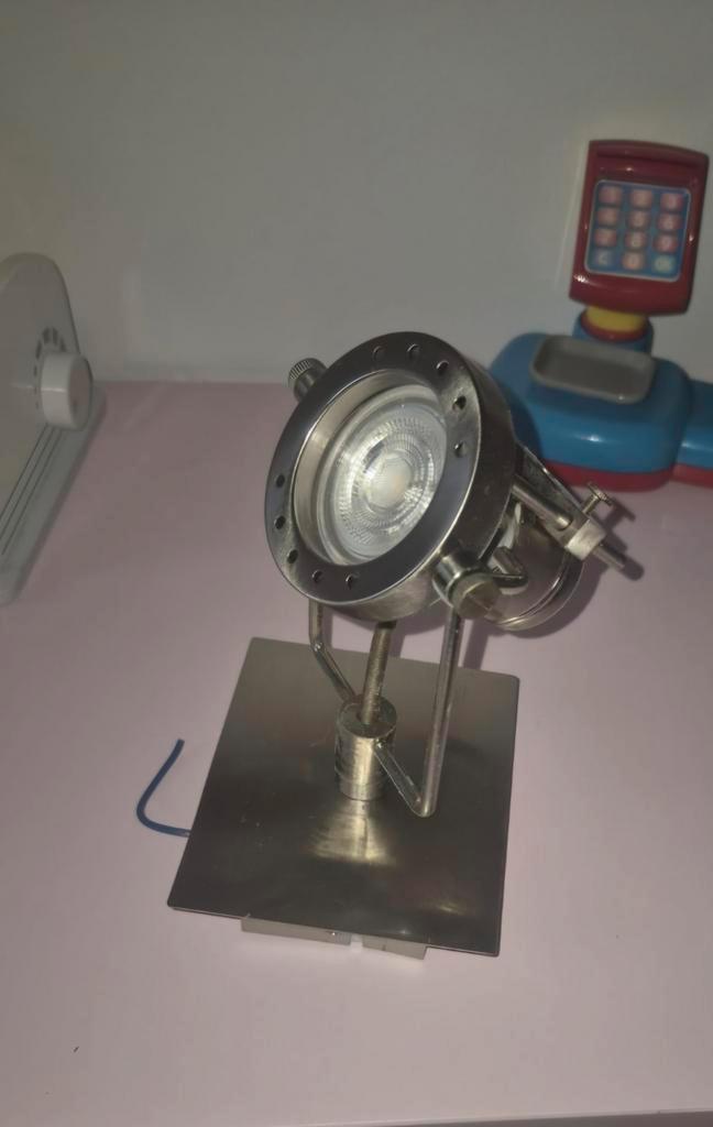 Moderne  plafondspot - Metaal, Huis en Inrichting, Lampen | Spots, Zo goed als nieuw, Plafondspot of Wandspot, Metaal of Aluminium