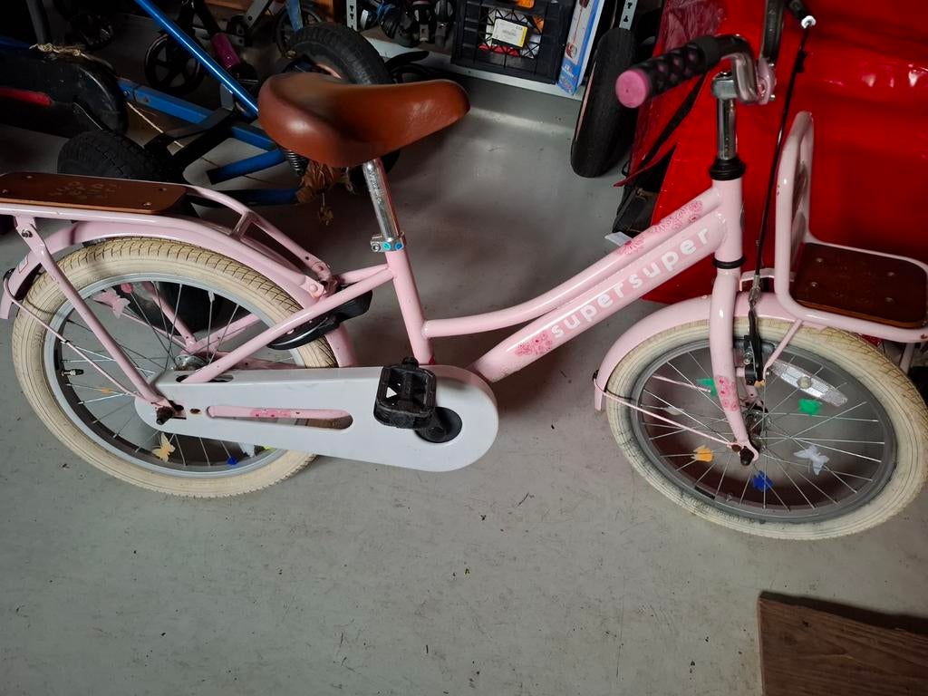 Super Super meisjesfiets 18 inch, Ophalen