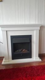 Elektrische voorzet haard met verwarming, Ophalen, Gebruikt, Vrijstaande haard, Elektrische haard