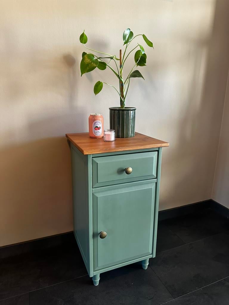 Kastje groen / hout, Huis en Inrichting, Ophalen, Zo goed als nieuw