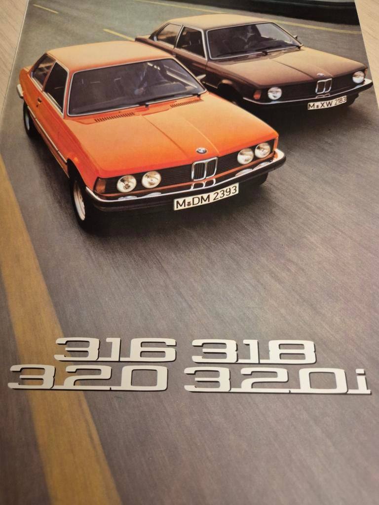 1976 Nederlands BMW E21 3 SERIE folder éérste type izgst, Ophalen of Verzenden, Zo goed als nieuw, BMW