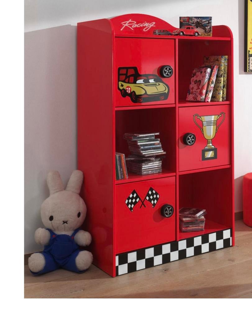 Autobed en kast, Kinderen en Baby's, Kinderkamer | Bedden, Ophalen, 85 tot 100 cm, Zo goed als nieuw, Lattenbodem