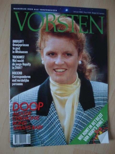 TIJDSCHRIFT VORSTEN 1989, Ophalen of Verzenden, Gelezen, Damesbladen