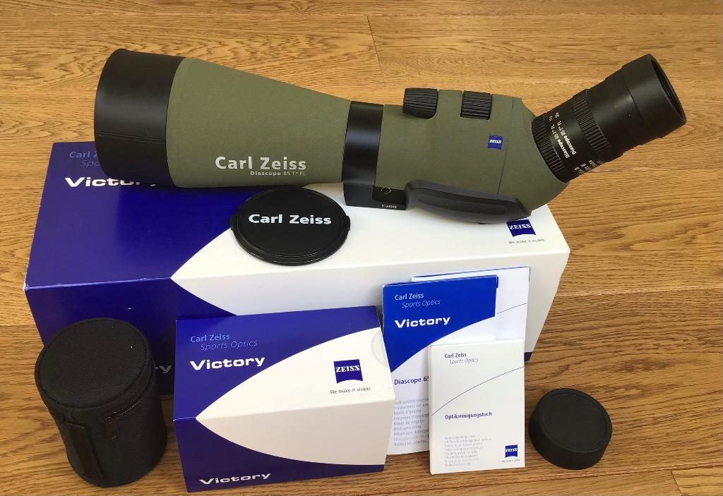 Zeiss Victory Diascope 85 T*FL in nieuwstaat!  20-60x vergr., Ophalen of Verzenden, Zo goed als nieuw, 80 tot 200 mm, Lenzentelescoop (refractor)