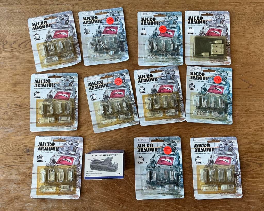1/285 GHQ Micro Armor, gigantische verzameling, Verzamelen, Militaria | Tweede Wereldoorlog, Ophalen of Verzenden, Landmacht, Duitsland