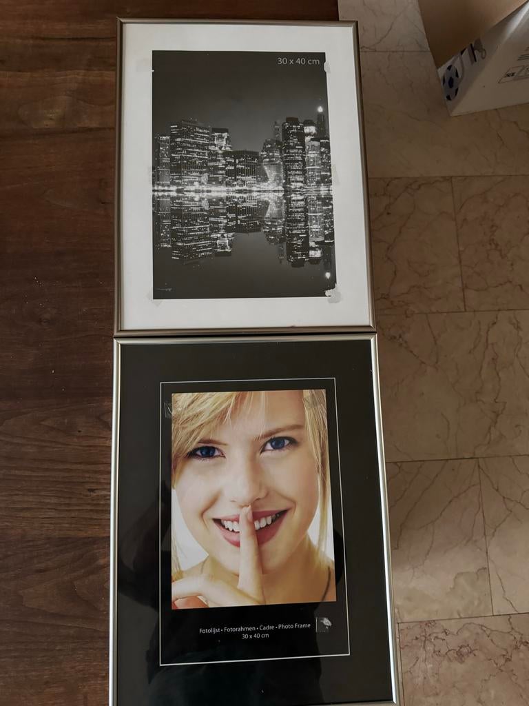 Fotolijsten 30x40cm, 14 stuks in verschillende kleuren, Ophalen, Gebruikt