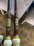 2 stuks Hardy Richard Walker No 2 hengels, Watersport en Boten, Hengelsport | Karpervissen, Ophalen of Verzenden, Gebruikt, Werphengel