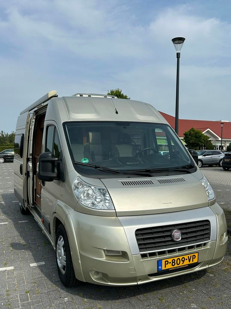 Buscamper fiat ducato maxi Chausson bouwjaar 2013, Luifel, Buscamper of Camperbus, Ringverwarming, Fiat