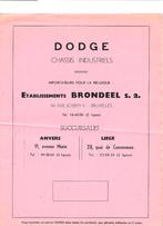 DODGE "CHASSIS COMMERCIAL" 1936, Ophalen of Verzenden, Gelezen, Overige merken