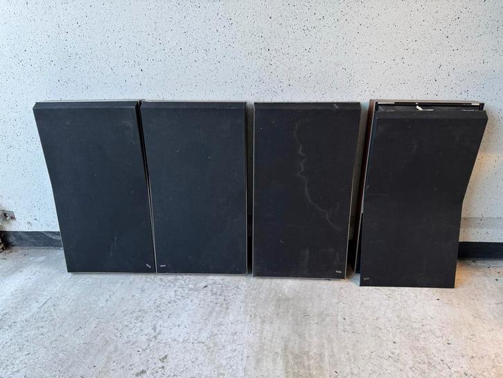 B&O Beovox P50 speakers (4 stuks) - Opknappers voor hobbyist, Audio, Tv en Foto, Luidsprekers, Gebruikt, Front, Rear of Stereo speakers