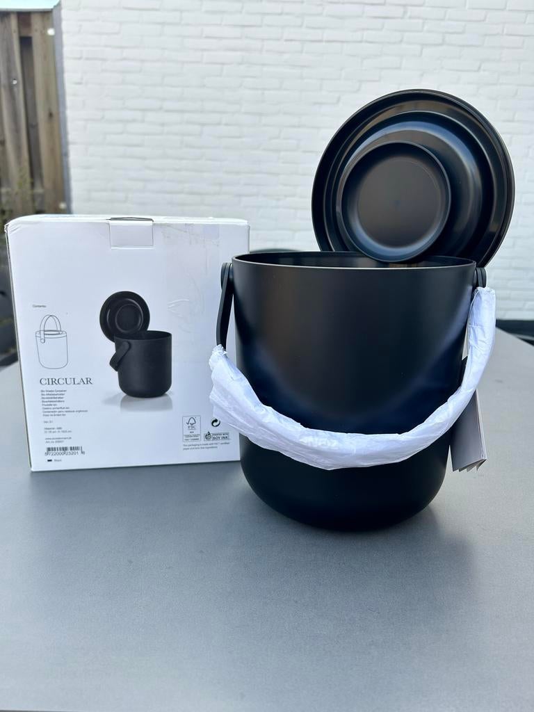 Zone Denmark Circular Bio Afvalemmer - Nieuw, 3 Liter, Huis en Inrichting, Woonaccessoires | Prullenbakken, Kunststof, Nieuw, Ophalen of Verzenden