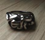 Gloednieuwe Outlaws Amsterdam Zilveren Ring, 18 tot 19, Nieuw, Ophalen of Verzenden, Dame of Heer