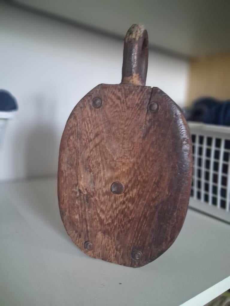 Houten katrol, Ophalen of Verzenden, Zeilboot