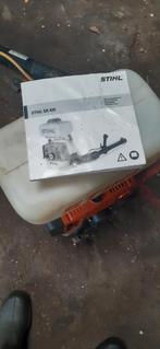 Onkruidspuit/bladblazer, Ophalen, Benzine, Gebruikt, Ruggedragen