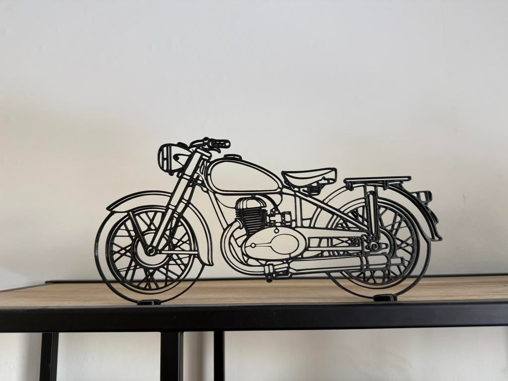 Hulsmann 200 Deluxe 1954 scooter decoratie, Motoren, Ophalen of Verzenden, Nieuw