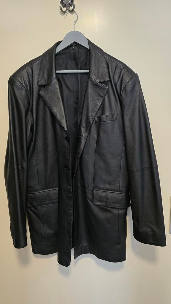 Te koop leren colbert, Ophalen of Verzenden, Nieuw, Maat 52/54 (L), Bruin