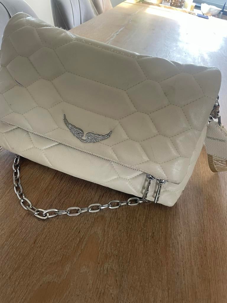 Zadig & Voltaire tas, Ophalen of Verzenden, Zo goed als nieuw, Beige, Schoudertasje