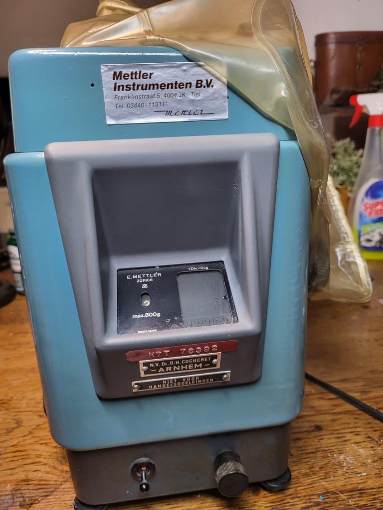 Vintage Mettler precisieweegschaal K7T laboratoriumbalans Sw, Doe-het-zelf en Verbouw, Weegschalen, Ophalen