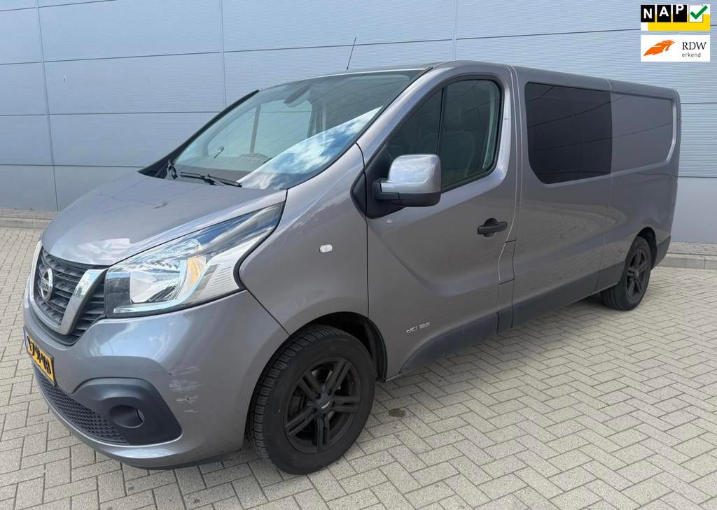 Nissan NV300 1.6 dCi 125 L2H1 Optima DC Luxe S&S, Auto's, Bestelauto's, 125 pk, Gebruikt, Euro 6, Origineel Nederlands