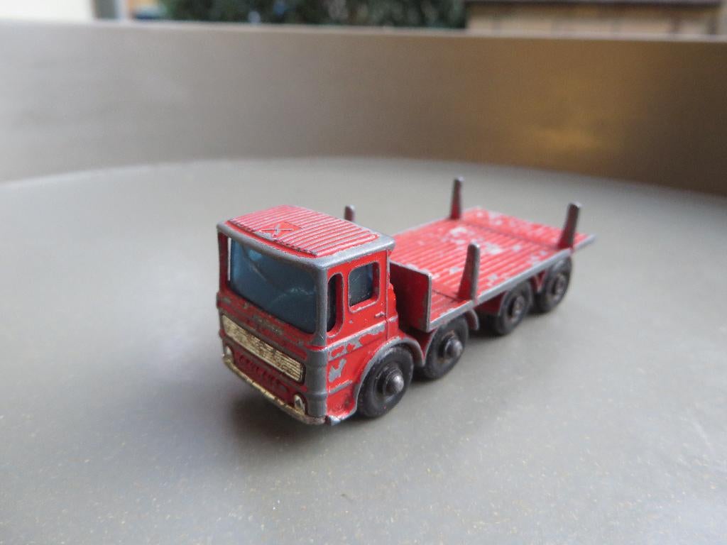 Matchbox Leyland Pipe Truck, Ophalen of Verzenden, Gebruikt, Bus of Vrachtwagen