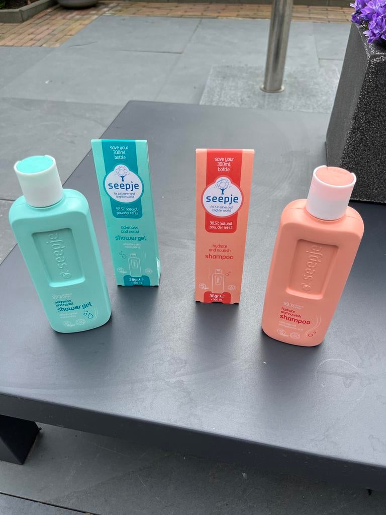 Seepje Douchegel & Shampoo Navulverpakking, Sieraden, Tassen en Uiterlijk, Ophalen of Verzenden, Nieuw, Shampoo of Conditioner