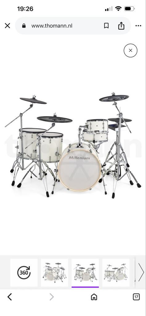 Millenium MPS-1000 E-Drumstel - Zo goed als nieuw, Ophalen, Zo goed als nieuw, Overige merken, Elektronisch