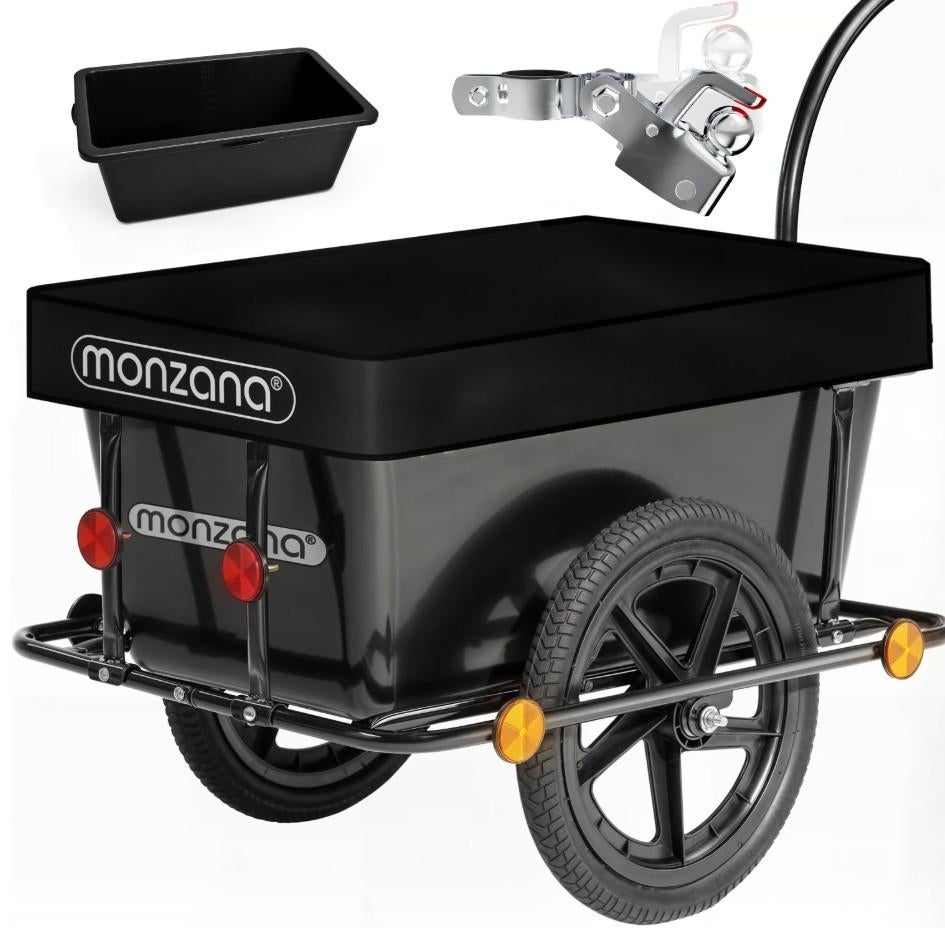 Fietskar bagagekar transportkar aanhanger 80kg GRATIS BEZORG, Verzenden, Nieuw, Nvt, Nvt