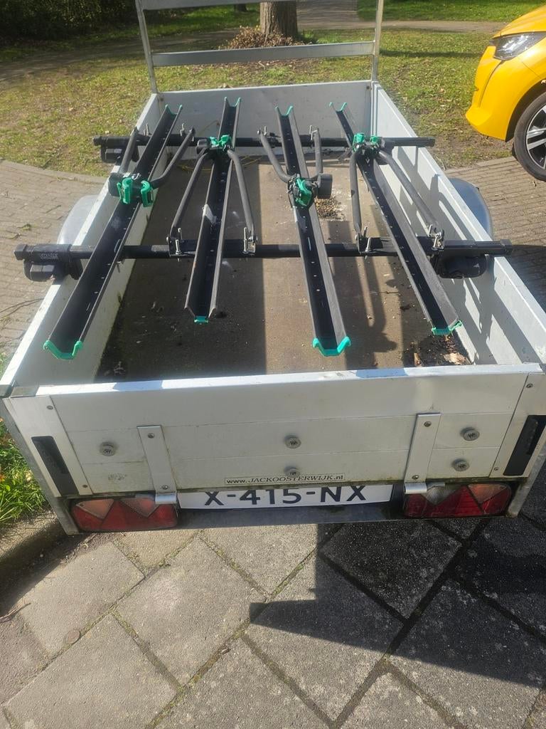 Fietsendrager voor op de auto - 4 fietsen, Ophalen of Verzenden, 3 fietsen of meer, Gebruikt, Dakdrager