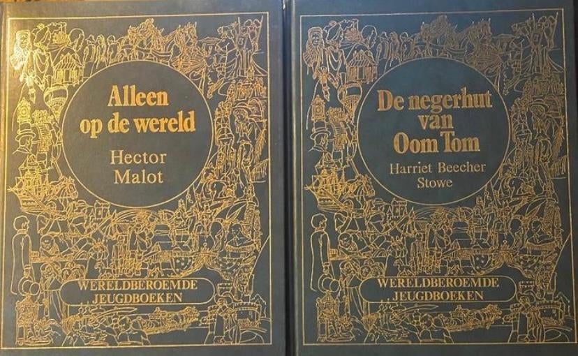De negerhut van oom Tom / Alleen op de wereld. Luxe uitgave., Boeken, Literatuur, Ophalen of Verzenden, Zo goed als nieuw, Harriet Beecher Stowe / Hector Malot