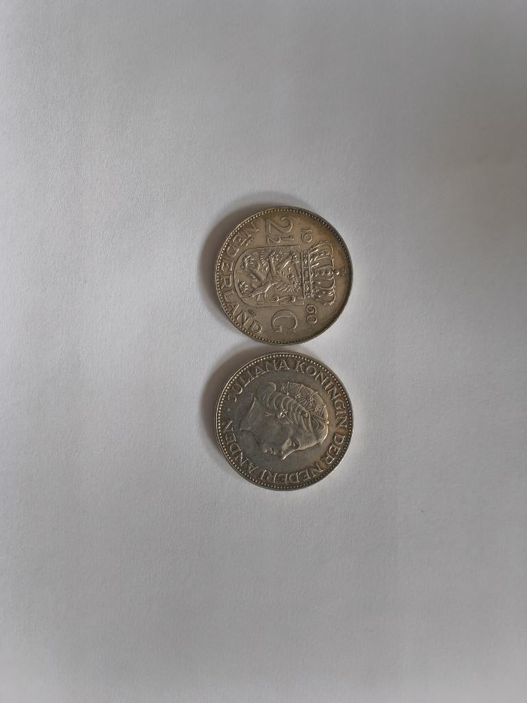 Te koop zilveren rijksdaalder 1960, Postzegels en Munten, Munten | Nederland, Ophalen, Koningin Juliana, Zilver, Losse munt