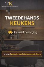 TWEEDEHANDSKEUKENSWINKEL BIEDT LUXE KEUKENS AAN!, Ophalen, Gebruikt, Wit, Hoekkeuken