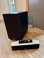 Teufel Cinebar One + draadloze subwoofer, Soundbar, 70 watt of meer, Zo goed als nieuw, Overige spelers