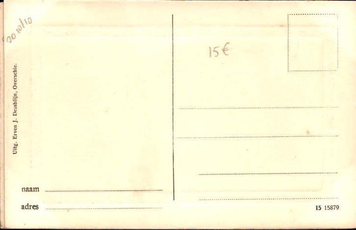 Overschie - Ned Herv Kerk, Verzamelen, Ansichtkaarten | Nederland, Ongelopen, Zuid-Holland, 1920 tot 1940, Ophalen of Verzenden