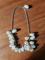 Vintage parel ketting, Ophalen of Verzenden, Zo goed als nieuw, Wit, Overige materialen