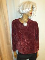 Bordeauxrode chenille trui van massimo dutti maat S, Massimo Dutti, Nieuw, Ophalen of Verzenden, Maat 36 (S)