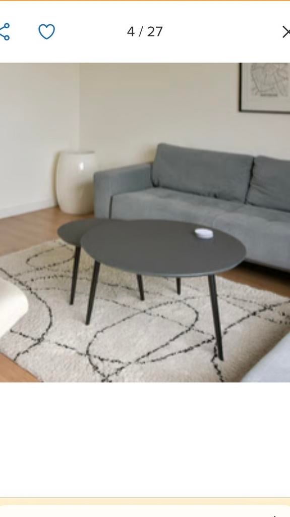 Crème vloerkleed zwart patroon vt wonen, Gebruikt, 150 tot 200 cm, 200 cm of meer, Crème