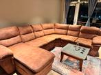 Big size seven seater brown color sofa is available for sale, Ophalen, Zo goed als nieuw