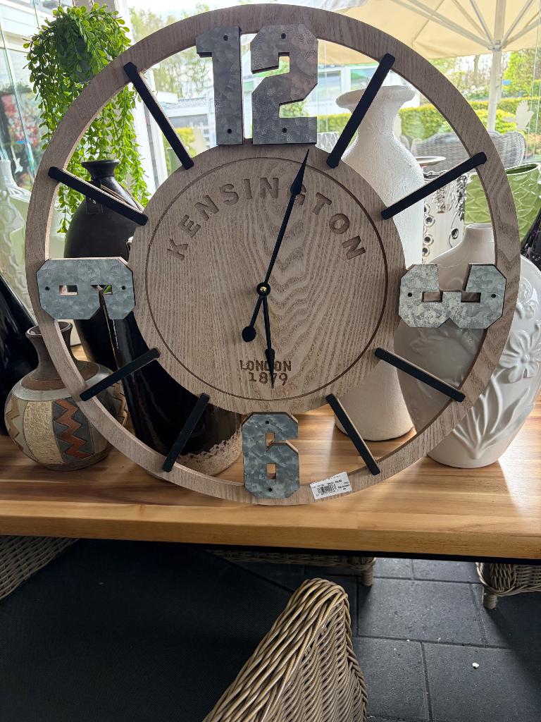 Klok, Huis en Inrichting, Woonaccessoires | Klokken, Ophalen of Verzenden, Nieuw, Analoog, Wandklok