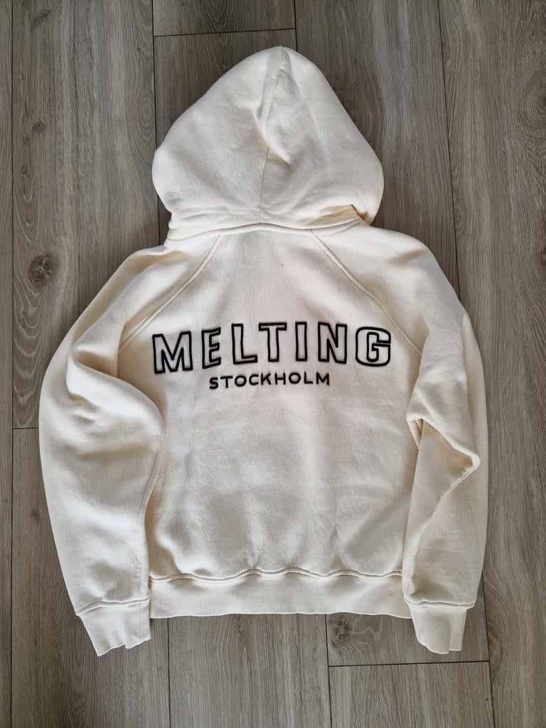 MELTING STOCKHOLM hoody crème mt L dames ook zwart M, MELTING STOCKHOLM, Beige, Maat 42/44 (L), Nieuw
