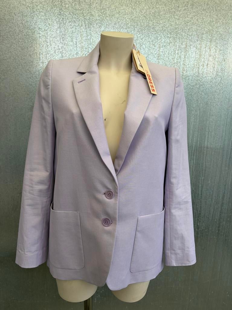 Blazer indress lilac €675 0 XS jacket coat, Ophalen of Verzenden, Zo goed als nieuw, Maat 34 (XS) of kleiner, Paars